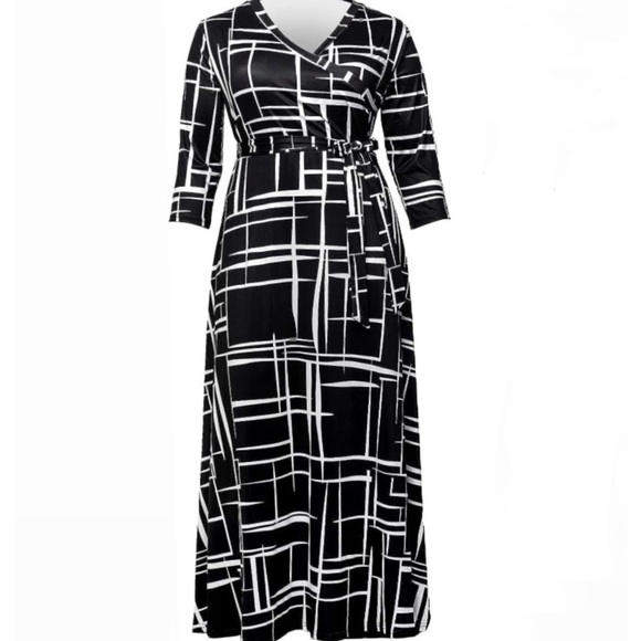Amazon Dresses & Skirts - PLUS Size V-Neck Maxi Dress